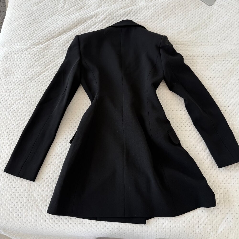 ARITZIA BABATON BLACK BLAZER MINI DRESS 00 - Picture 6 of 7
